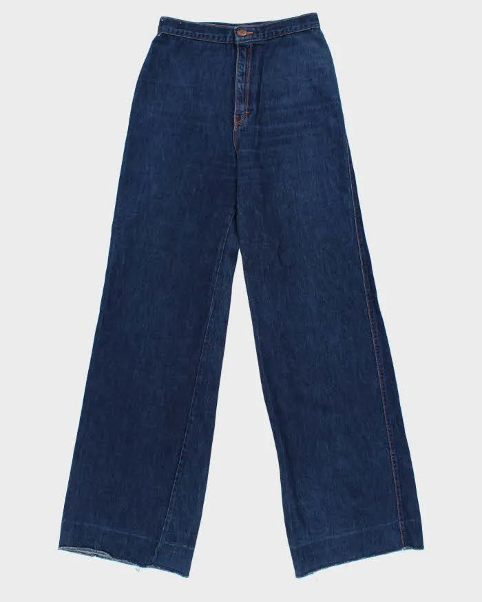 Vintage 1970s San Francisco Riding Gear Contrast Stitch Western Flared Cowboy Jeans - W28 L36 sold by Rokit