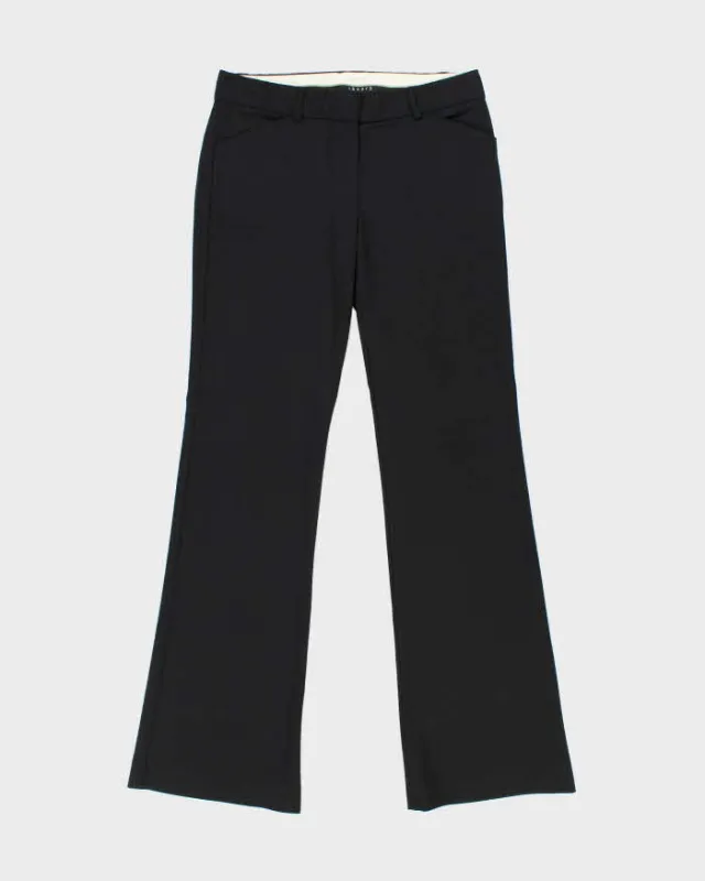 Vintage Theory Women's Wool Mid Rise Flared Suit Trousers - W32 L34 sold by Rokit