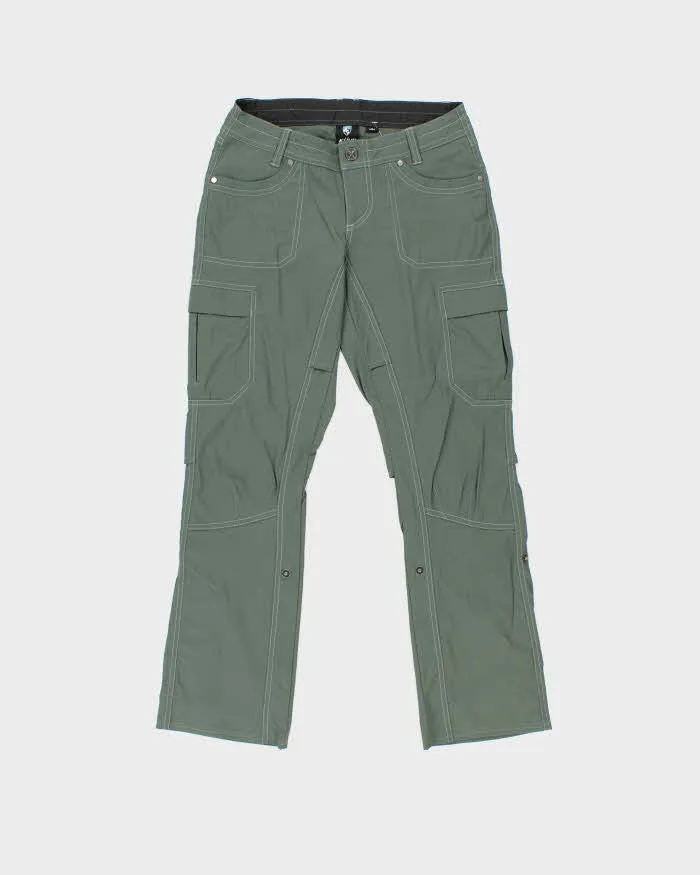 Vintage Khul Women's Khaki Straight Leg Technical Trousers - W28 L30 sold by Rokit