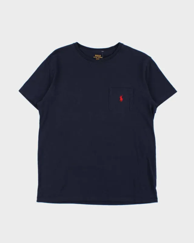 Vintage Polo Ralph Lauren Classic Crewneck Pocket T-Shirt - M sold by Rokit