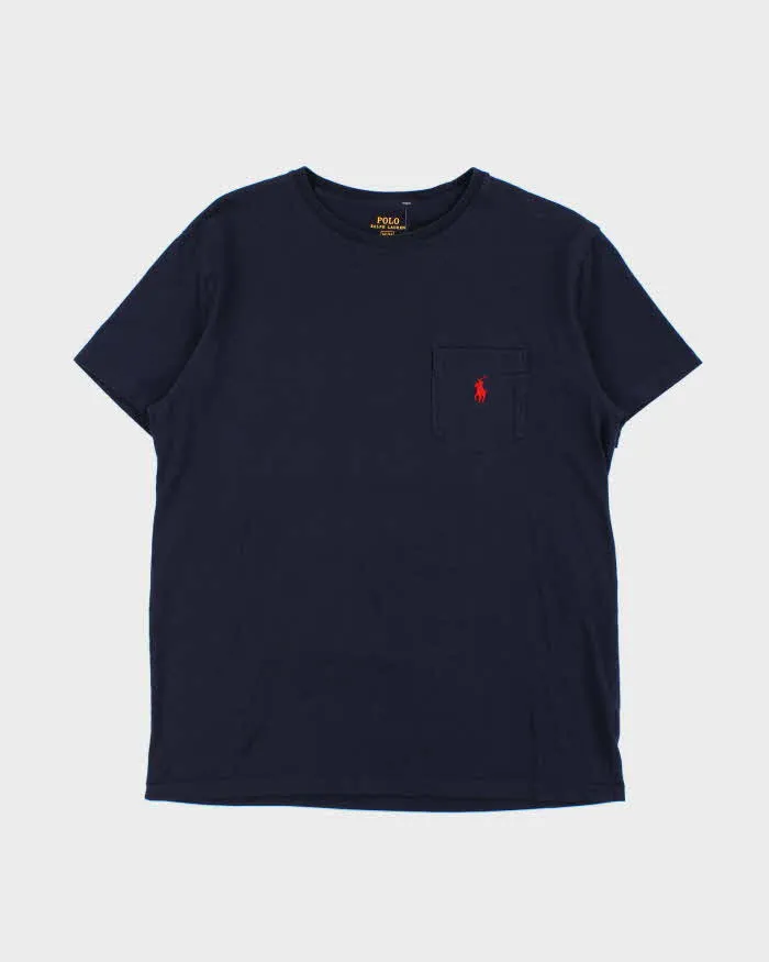 Vintage Polo Ralph Lauren Classic Crewneck Pocket T-Shirt - M sold by Rokit