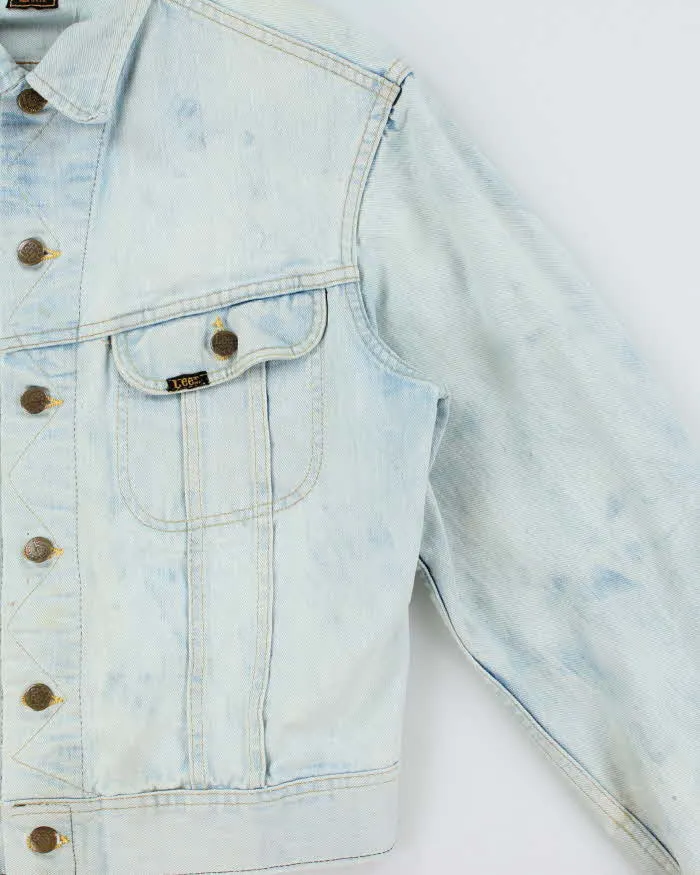 Vintage 1970s Lee Riders Made In USA Distressed Light Wash Denim Trucker Jacket - M sold by Rokit product image thumbnail 3