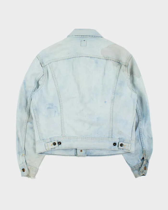 Vintage 1970s Lee Riders Made In USA Distressed Light Wash Denim Trucker Jacket - M sold by Rokit product image thumbnail 2