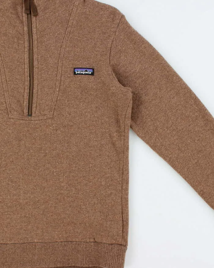 Vintage Patagonia Wool Blend Quarter-Zip Knit Fleece - S sold by Rokit product image thumbnail 3