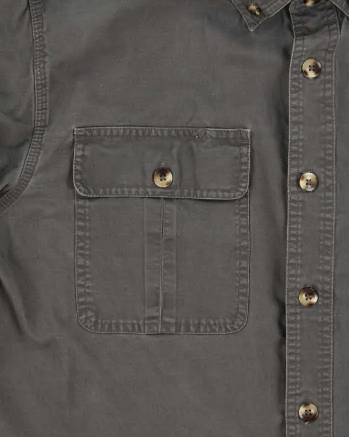 Vintage Cabela's Khaki Long Sleeve Cotton Canvas Hunting Shirt - M sold by Rokit product image thumbnail 4