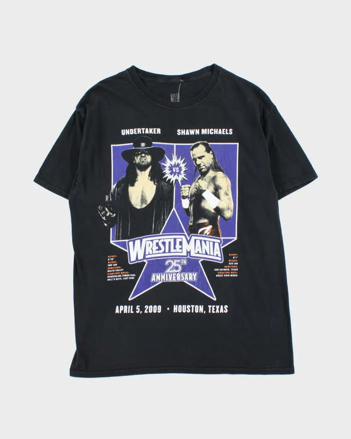 Vintage Y2K 2009 WWE Wrestle Mania 25th Anniversary Crewneck T-Shirt - L sold by Rokit