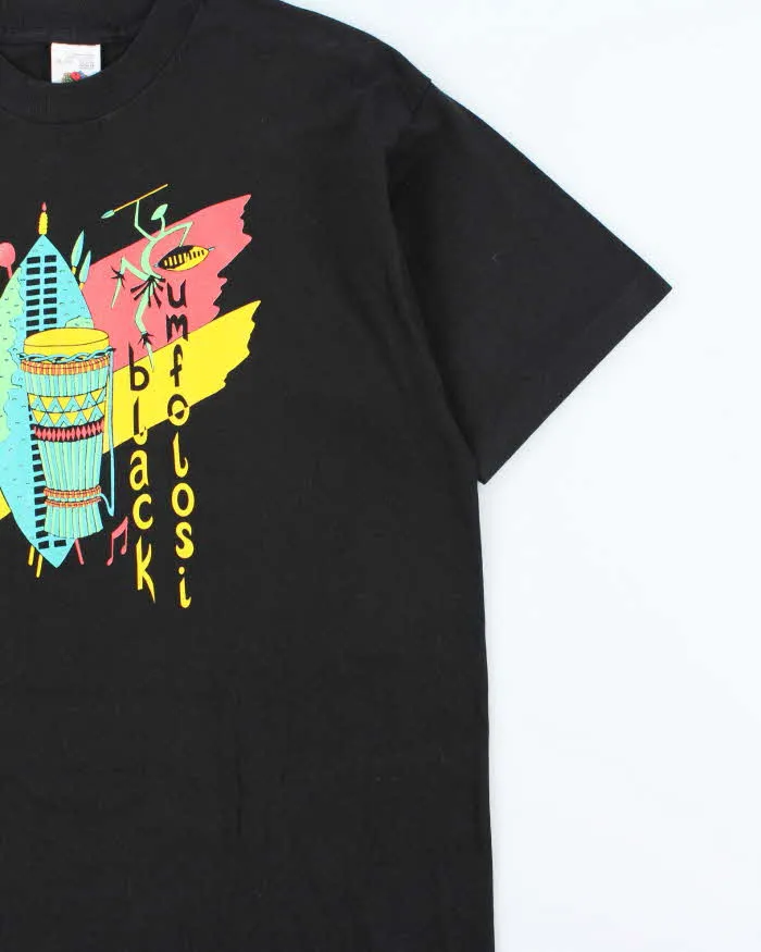 Vintage 1990s Black Umfolosi FOTL Single Stitch Crewneck T-Shirt - XL sold by Rokit product image thumbnail 3