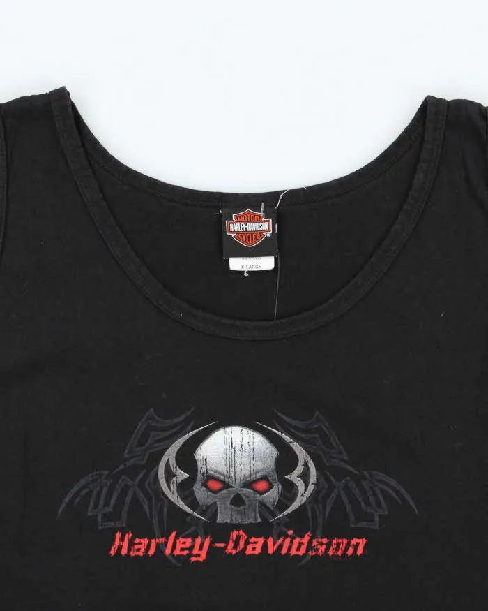 Vintage Y2K 00s Harley Davidson Skull Hollywood California Vest - XL sold by Rokit product image thumbnail 5