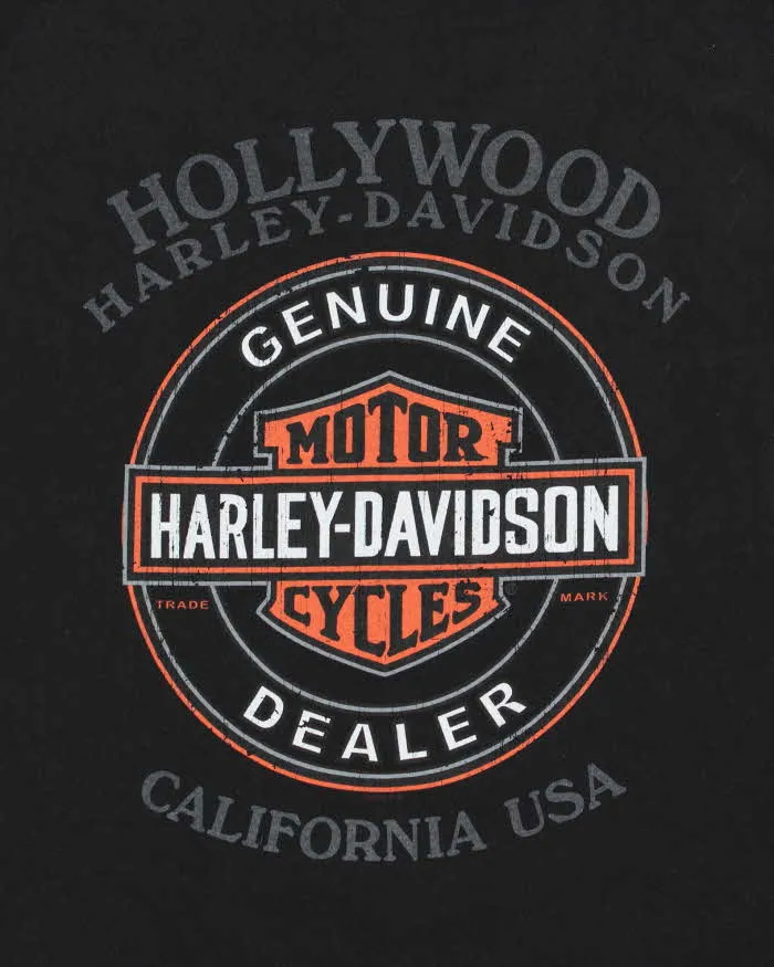 Vintage Y2K 00s Harley Davidson Skull Hollywood California Vest - XL sold by Rokit product image thumbnail 4