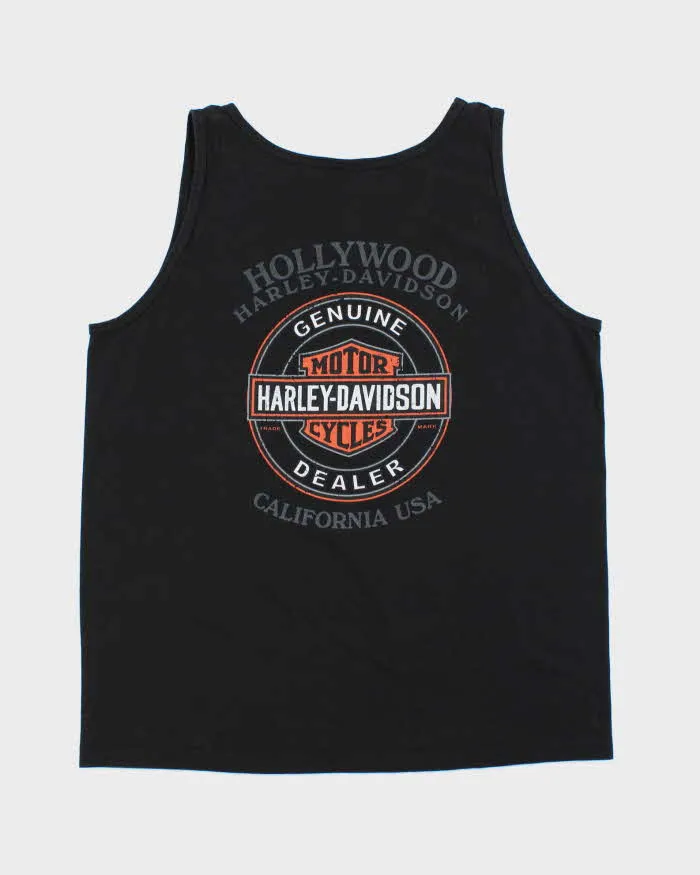 Vintage Y2K 00s Harley Davidson Skull Hollywood California Vest - XL sold by Rokit product image thumbnail 2