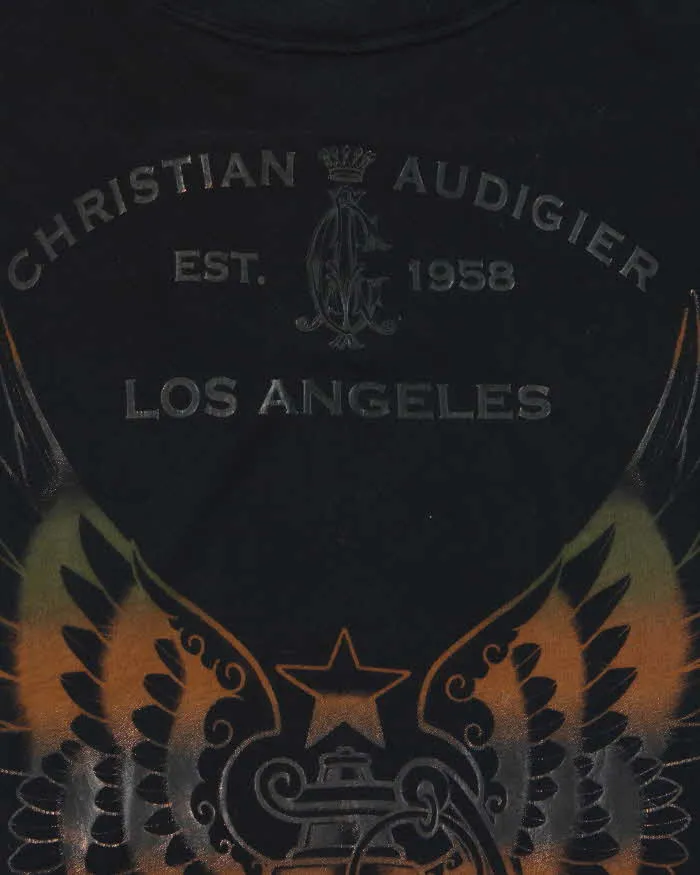 Vintage Y2K 00s Christian Audiger Made In USA Crewneck T-Shirt - S sold by Rokit product image thumbnail 5