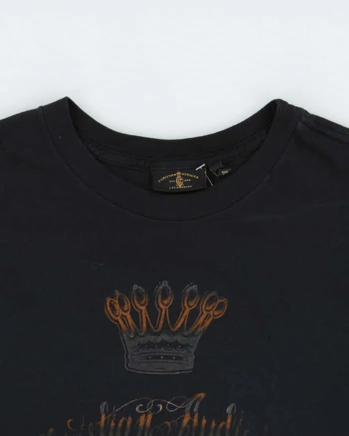 Vintage Y2K 00s Christian Audiger Made In USA Crewneck T-Shirt - S sold by Rokit product image thumbnail 3