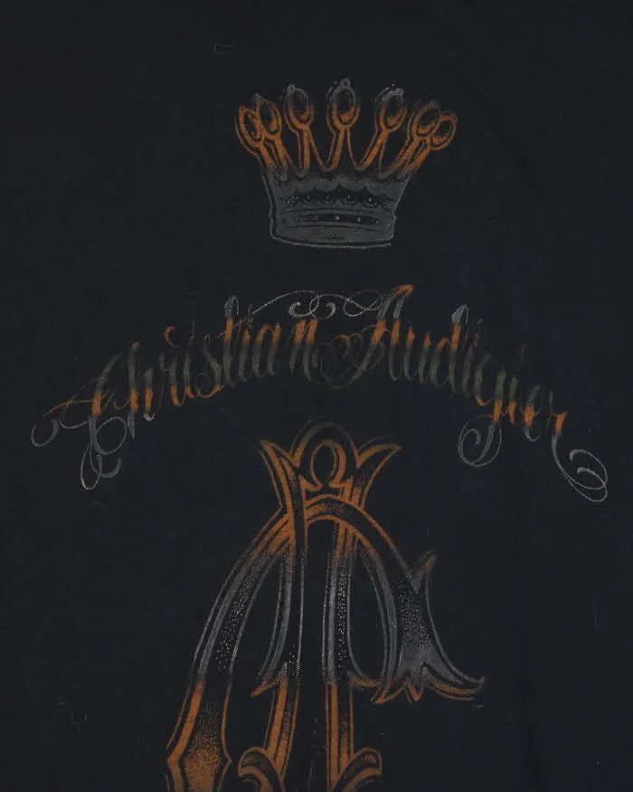 Vintage Y2K 00s Christian Audiger Made In USA Crewneck T-Shirt - S sold by Rokit product image thumbnail 4