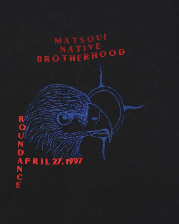 Vintage 1997 Matsqui Tribal Heavyweight Single Stitch Crewneck T-Shirt - L sold by Rokit product image thumbnail 4