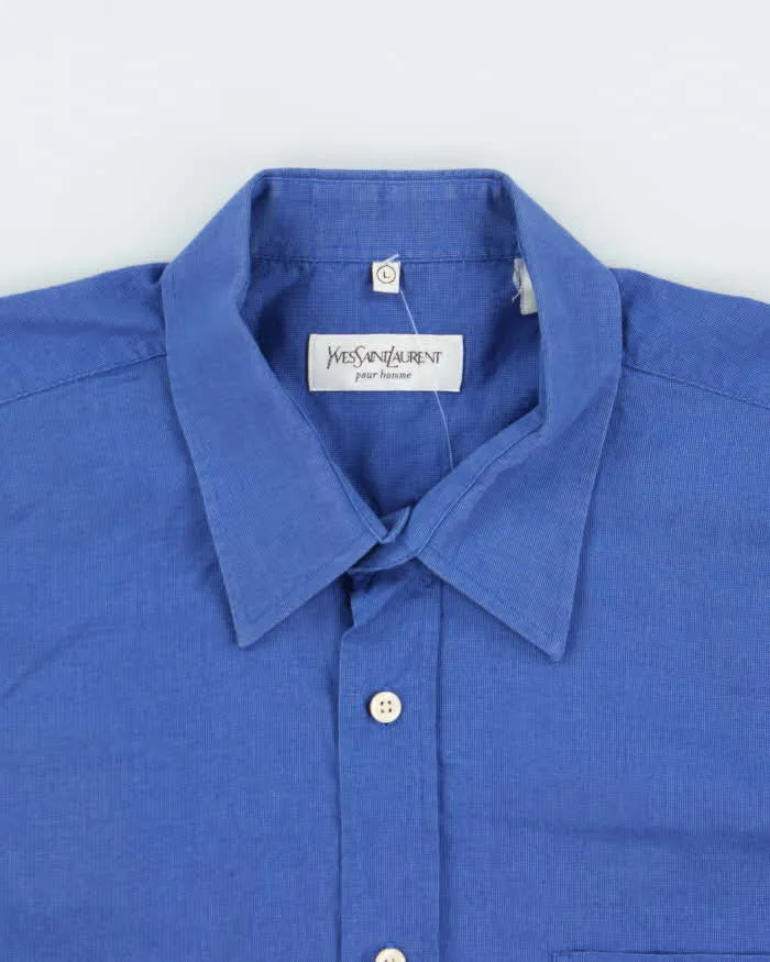 Vintage Y2K 00s Yves Saint Laurent Pima Cotton Long Sleeve Shirt - L sold by Rokit product image thumbnail 5