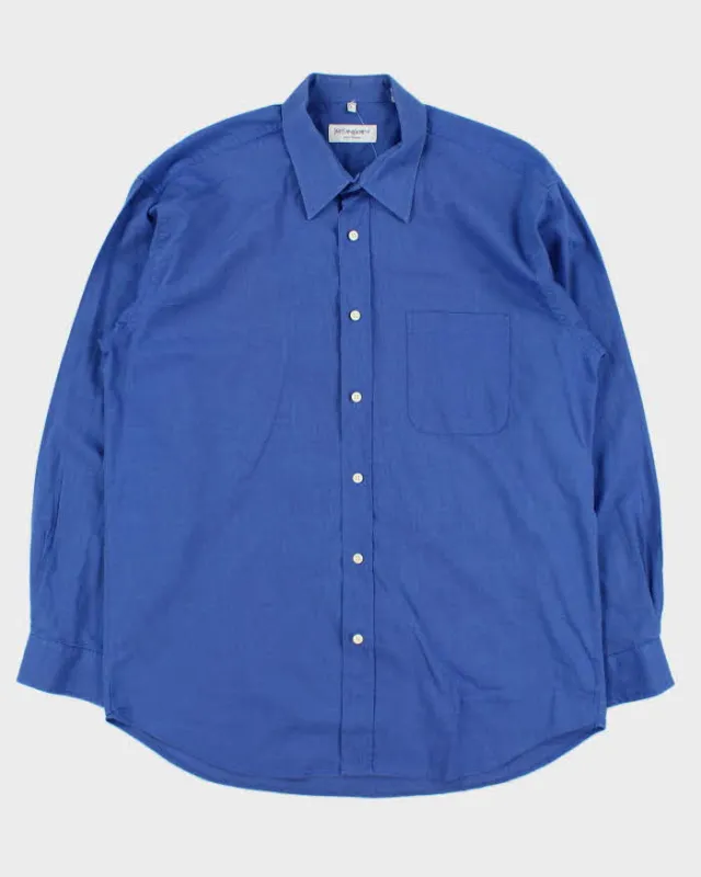 Vintage Y2K 00s Yves Saint Laurent Pima Cotton Long Sleeve Shirt - L sold by Rokit