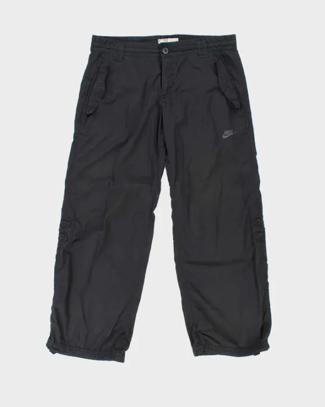 Vintage Y2K 00s Nike Wide Leg Women's Cargo Trousers - W38 L32 made by Nike