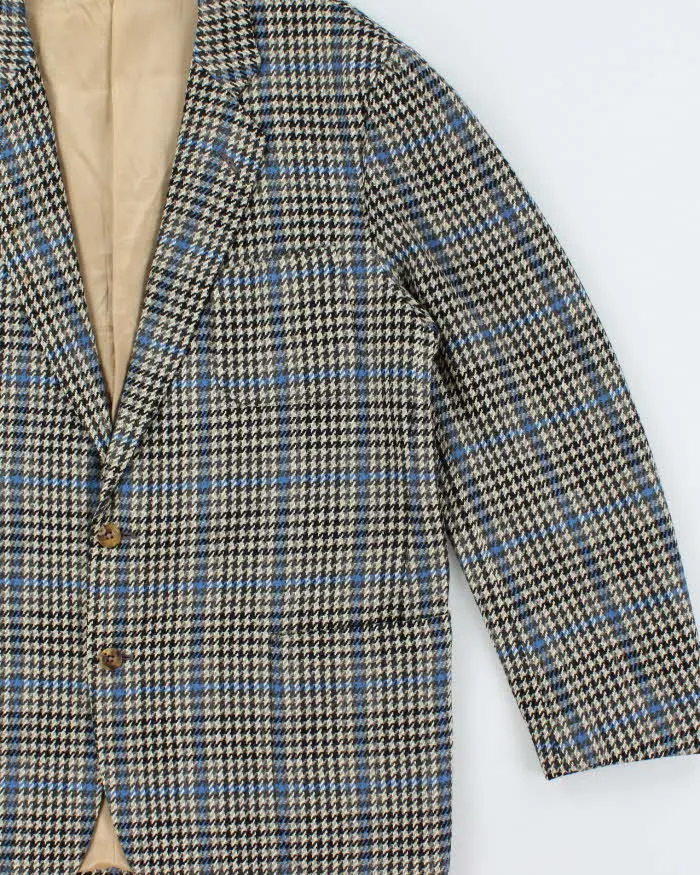 Vintage 1990s Burberry Japan Wool Houndstooth Single Breasted Blazer - XL sold by Rokit product image thumbnail 3