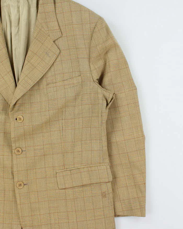 Vintage 1980s Christian Dior Wool Glen Check Single Breasted Blazer - XL sold by Rokit product image thumbnail 3