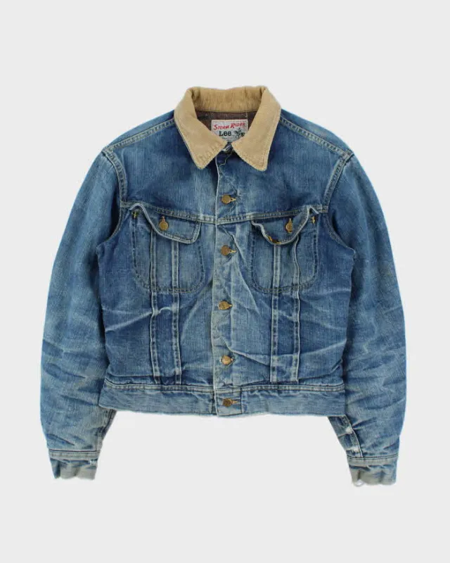 Vintage 1960s Lee Storm Rider Blanket Lined Union Made In USA Denim Trucker Jacket - M sold by Rokit