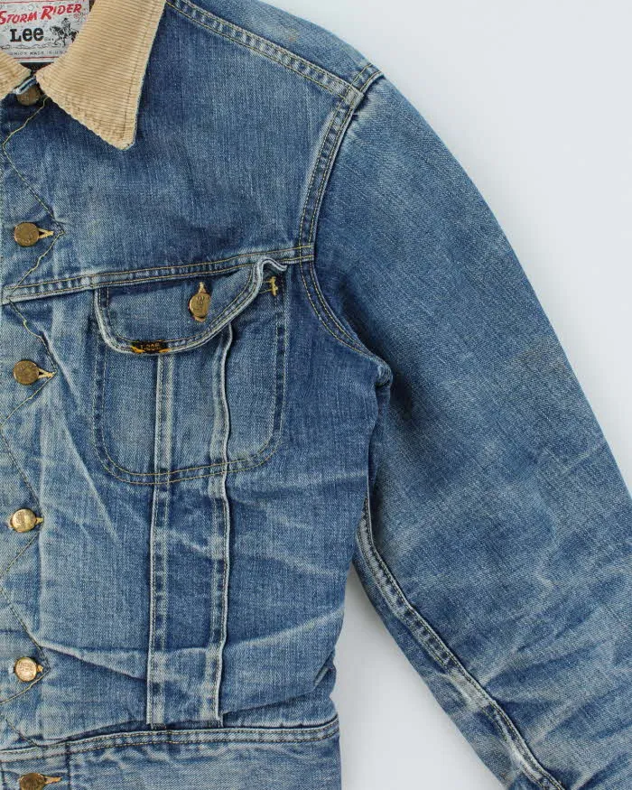 Vintage 1960s Lee Storm Rider Blanket Lined Union Made In USA Denim Trucker Jacket - M sold by Rokit product image thumbnail 3
