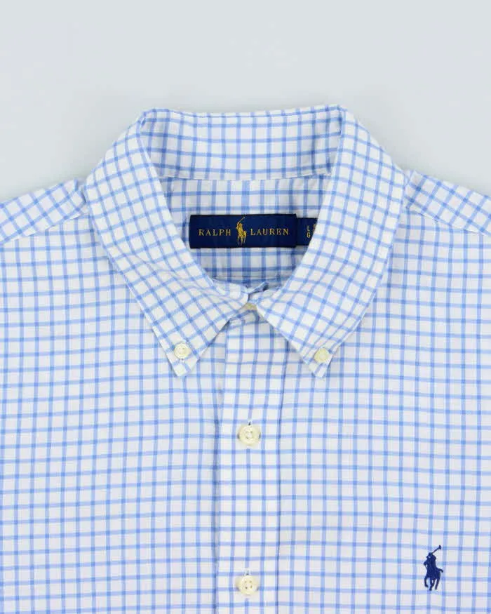 Vintage Polo Ralph Lauren Gingham Check Long Sleeve Shirt - L sold by Rokit product image thumbnail 5