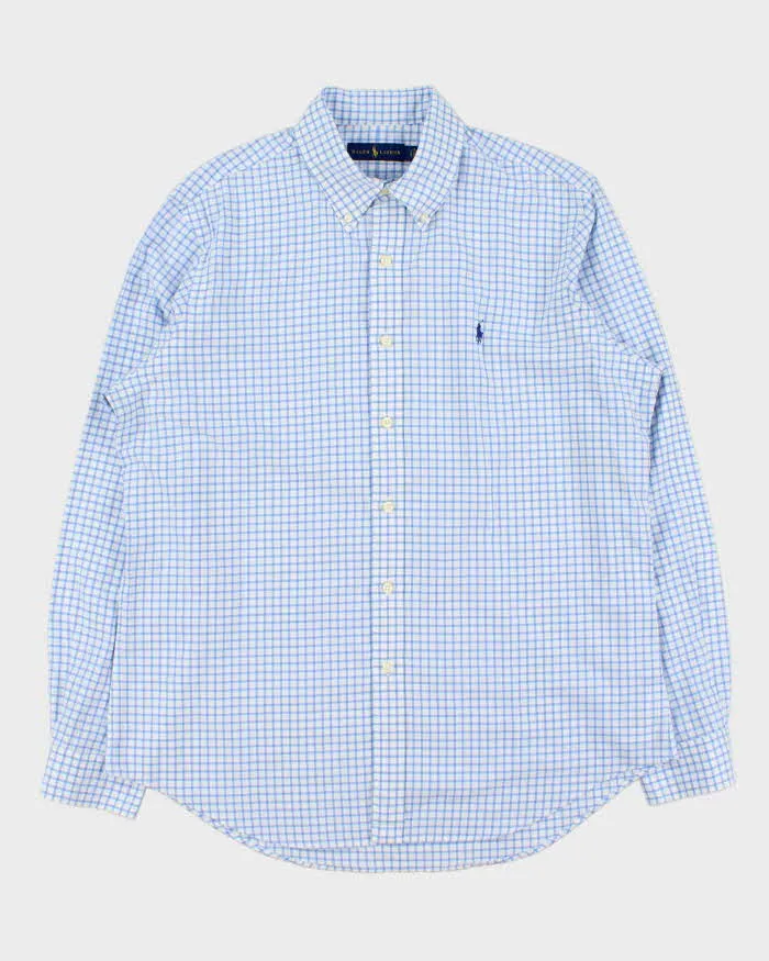 Vintage Polo Ralph Lauren Gingham Check Long Sleeve Shirt - L sold by Rokit