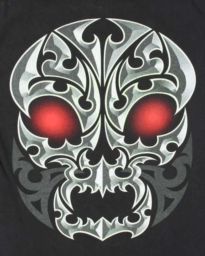 Vintage Y2K 00s Rock Chang Embellished Skull Crewneck T-Shirt - M sold by Rokit product image thumbnail 5