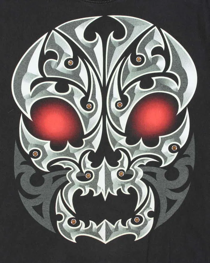 Vintage Y2K 00s Rock Chang Embellished Skull Crewneck T-Shirt - M sold by Rokit product image thumbnail 4