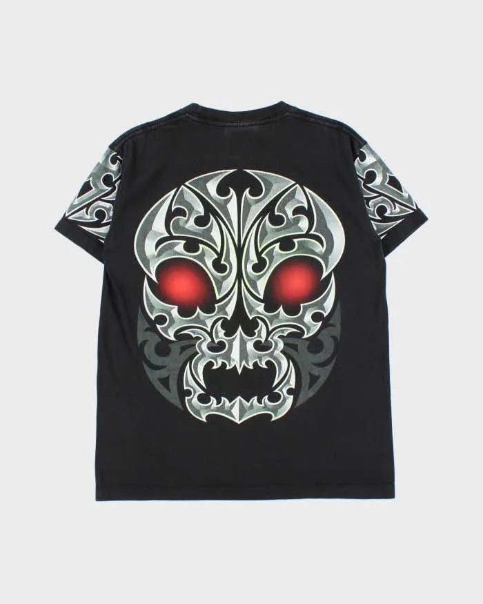 Vintage Y2K 00s Rock Chang Embellished Skull Crewneck T-Shirt - M sold by Rokit product image thumbnail 2