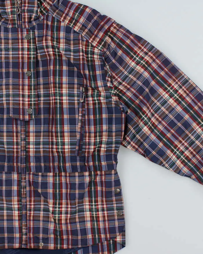 Vintage 1990s Sunice Madras Plaid Soft Shell Ski Windbreaker Jacket - M sold by Rokit product image thumbnail 3