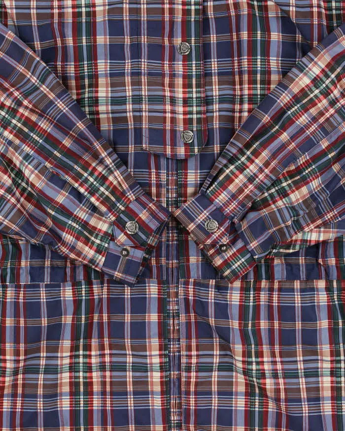 Vintage 1990s Sunice Madras Plaid Soft Shell Ski Windbreaker Jacket - M sold by Rokit product image thumbnail 5