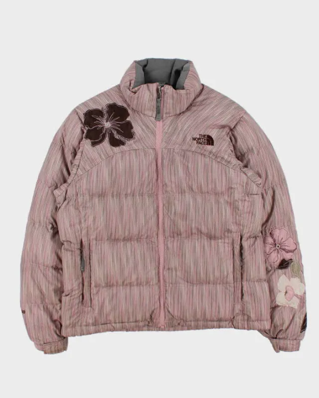 Vintage Y2K 00s The North Face Nupste Special Edition 700 Goose Down Embroidered Women's Puffer Jacket - L made by The North Face