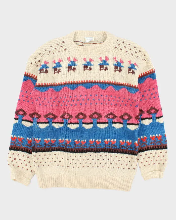 Vintage Handmade Peru Wool Jumper - L sold by Rokit