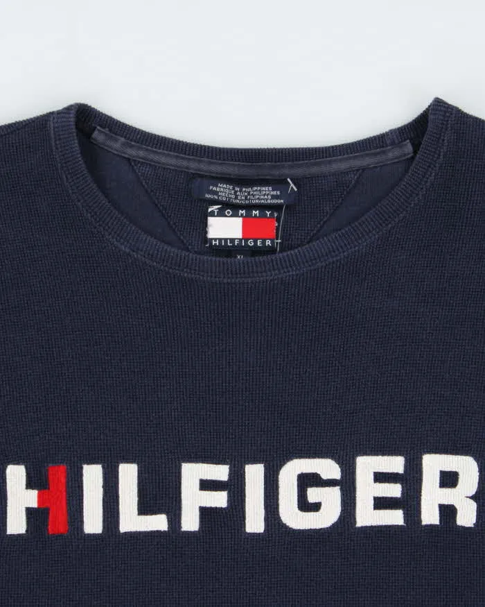 Vintage Y2K 00s Tommy Hilfiger Embroidered Long Sleeve Waffle T-Shirt - XL sold by Rokit product image thumbnail 5