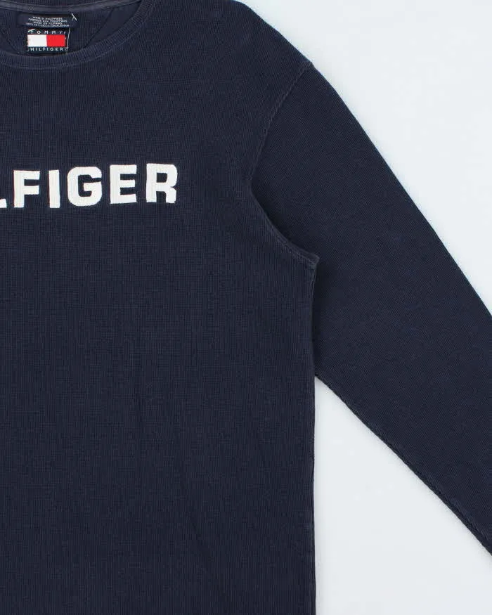 Vintage Y2K 00s Tommy Hilfiger Embroidered Long Sleeve Waffle T-Shirt - XL sold by Rokit product image thumbnail 3