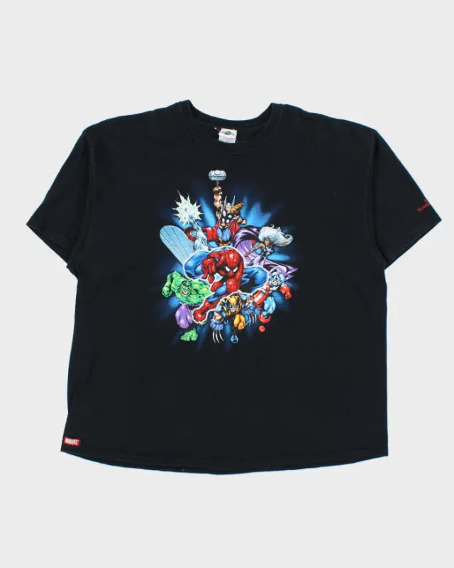 Vintage Y2K 00s Universal Studios Marvel Heavyweight Crewneck T-Shirt - XXL sold by Rokit