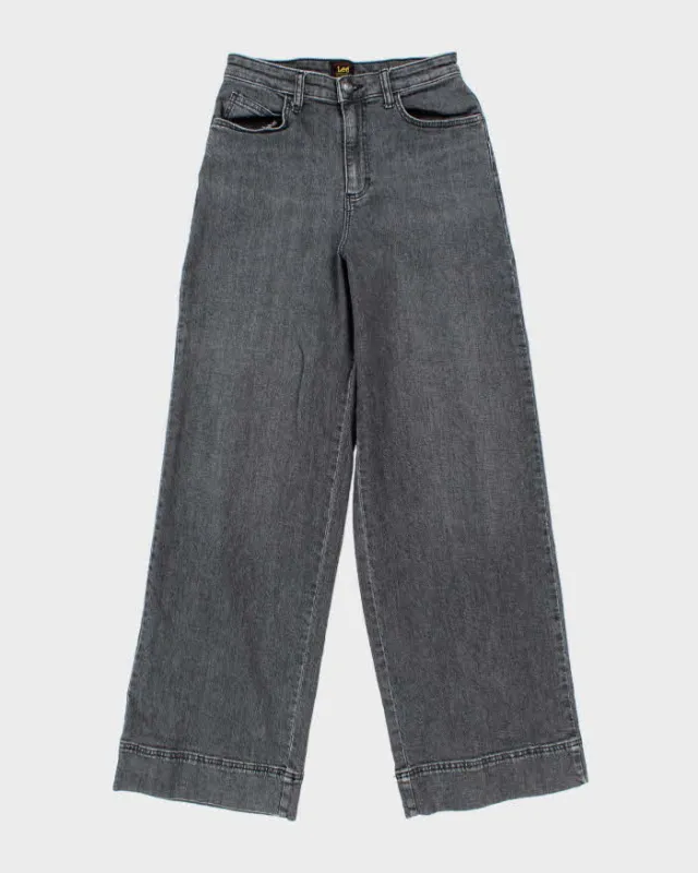 Vintage Lee Stone Wash Women's Ultra Wide Leg Denim Jeans - W30 L34 made by Lee