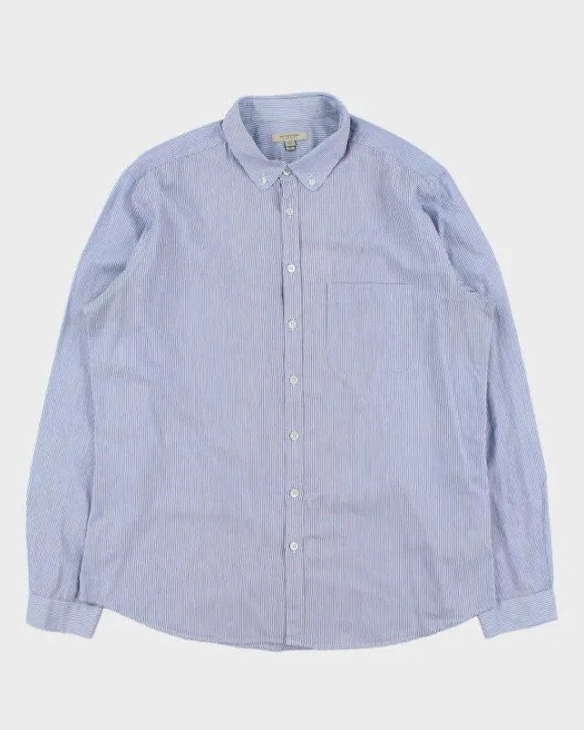 Vintage Y2K 00s Burberry Striped Long Sleeve Shirt - XL sold by Rokit