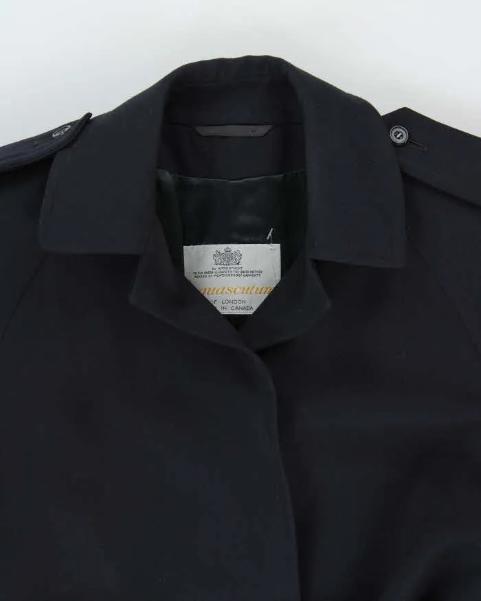 Vintage 1990s Aquascutum Pure Wool Women's Oversized Belted Overcoat - M sold by Rokit product image thumbnail 3