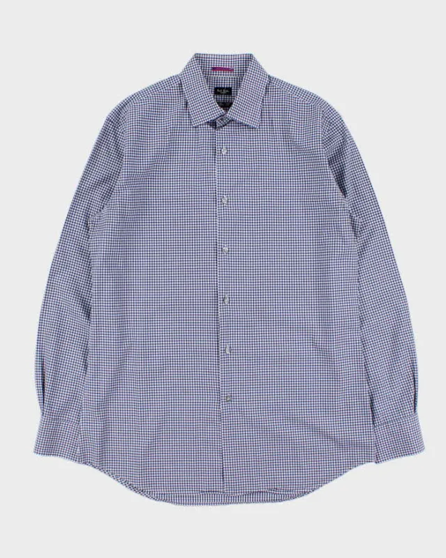 Vintage Y2K 00s Paul Smith Gingham Slim Fit Long Sleeve Shirt - M sold by Rokit