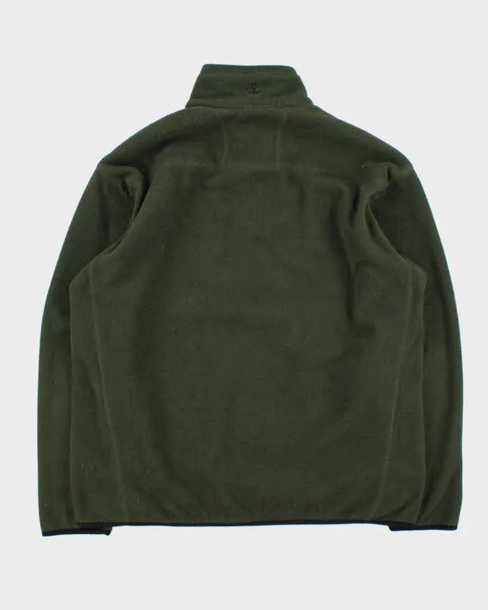 Vintage Y2K 00s Timberland Polartec Forest Green Quarter-Zip Pullover Fleece - XL sold by Rokit product image thumbnail 2