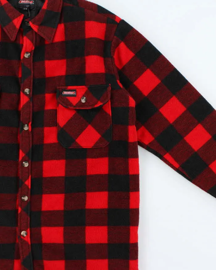 Vintage Y2K 00s Dickies Buffalo Plaid Quilt Lined Fleece Workwear Shirt - L sold by Rokit product image thumbnail 3