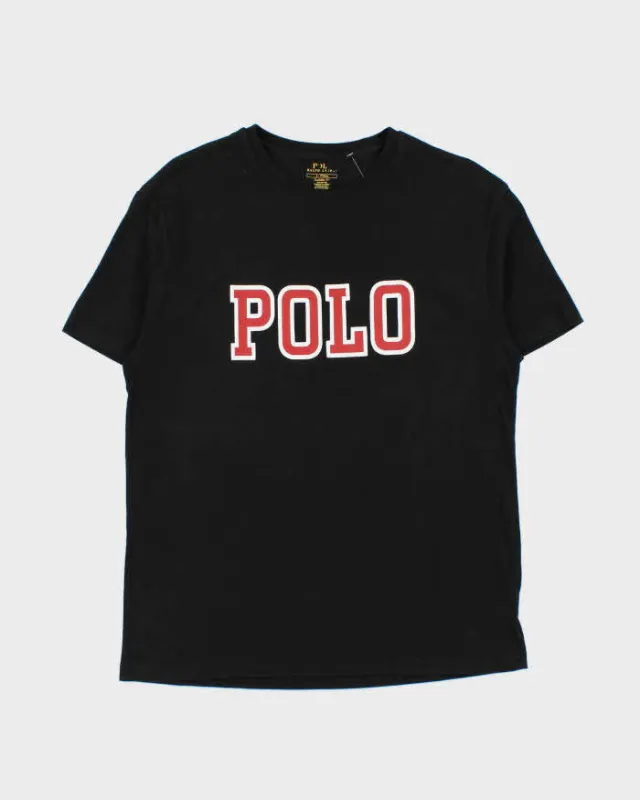 Vintage Polo Ralph Lauren Spell Out Crewneck T-Shirt - M made by Ralph Lauren