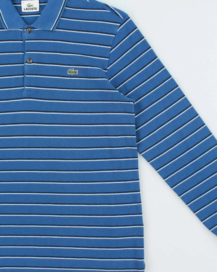 Vintage Y2K 00s Lacoste Striped Long Sleeve Polo Shirt - M sold by Rokit product image thumbnail 3