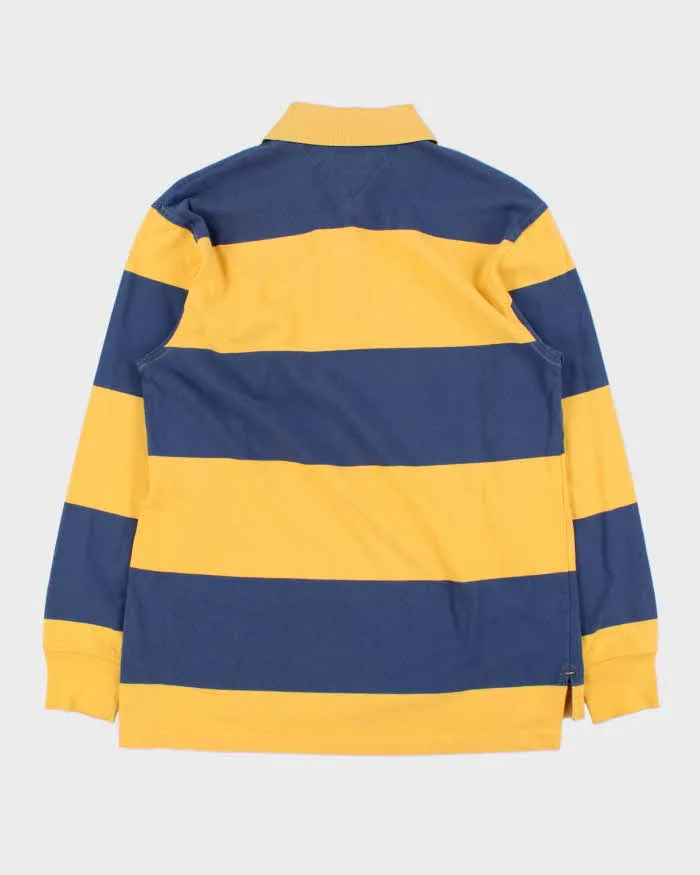Vintage Y2K 00s Tommy Hilfiger Striped Long Sleeve Polo Shirt - M sold by Rokit product image thumbnail 2