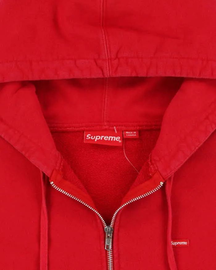 SS2018 Supreme Small Box Logo Heavyweight Zip-Up Hoodie - L sold by Rokit product image thumbnail 5