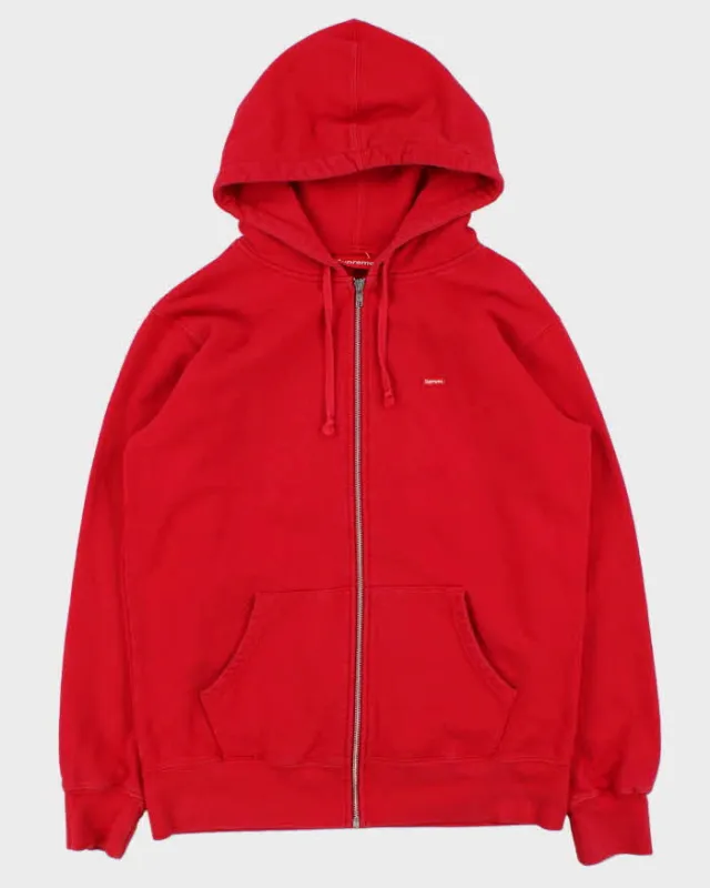 SS2018 Supreme Small Box Logo Heavyweight Zip-Up Hoodie - L sold by Rokit
