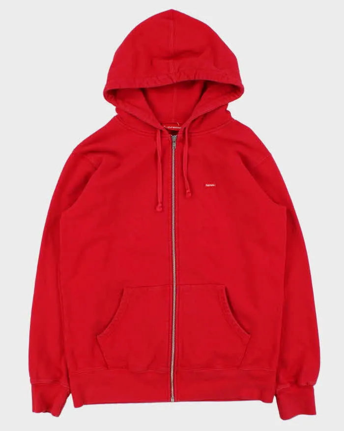 SS2018 Supreme Small Box Logo Heavyweight Zip-Up Hoodie - L sold by Rokit