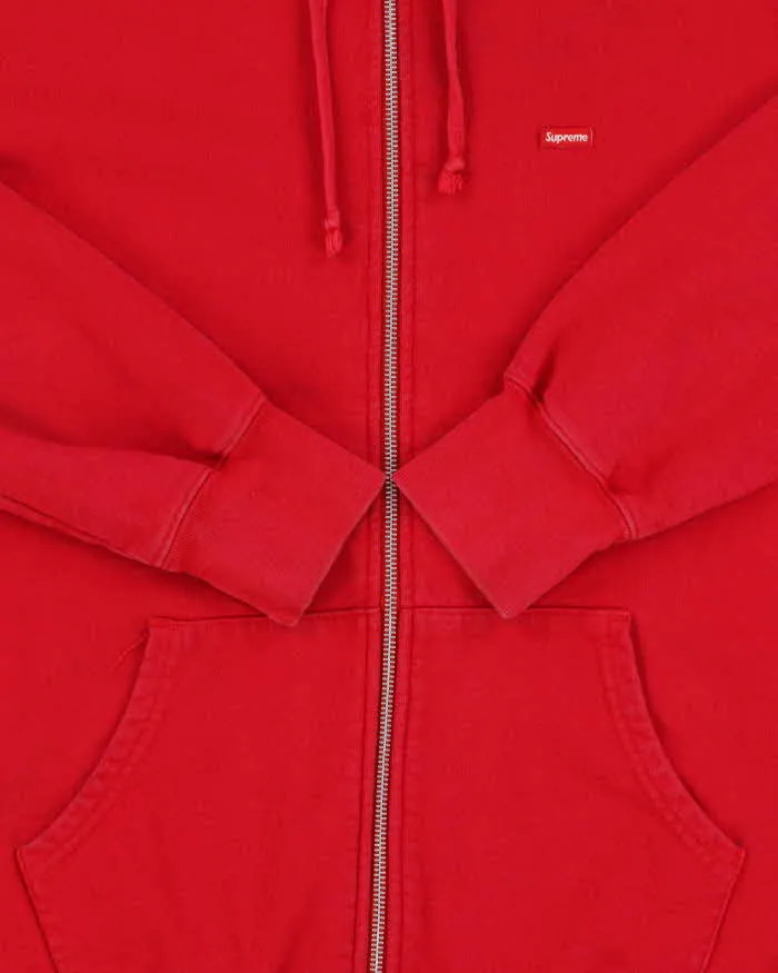 SS2018 Supreme Small Box Logo Heavyweight Zip-Up Hoodie - L sold by Rokit product image thumbnail 4